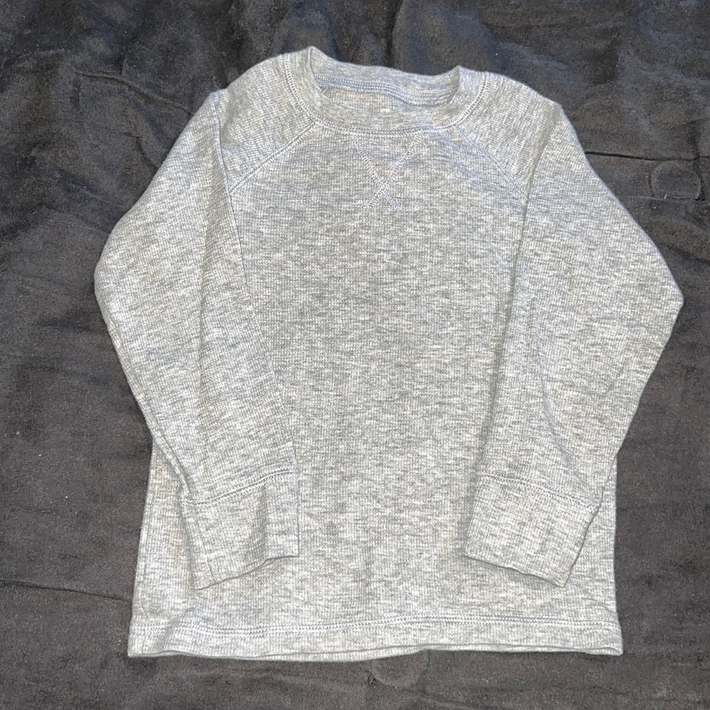 The Children’s Place Toddler Boy Gray Lightweight Thermal Long Sleeve Shirt